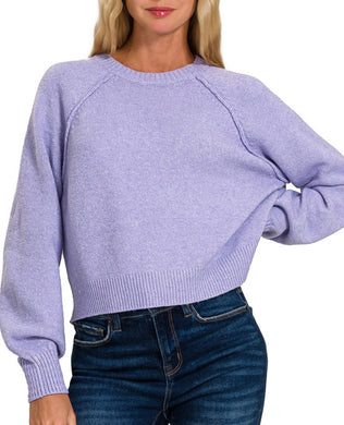 Raglan Sweater - Lavender