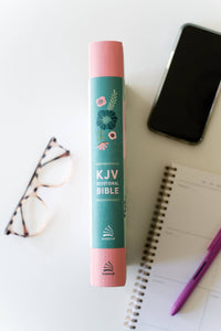 Daily Wisdom for Teen Girls KJV Devotional Bible [Blush Rain