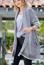 'Sweet By and By' open front knitted cardigan with pockets