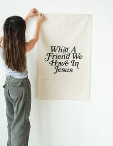 What a Friend in Jesus Tapestry/Banner