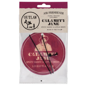 Outlaw Brand Air Freshener - Calamity Jane