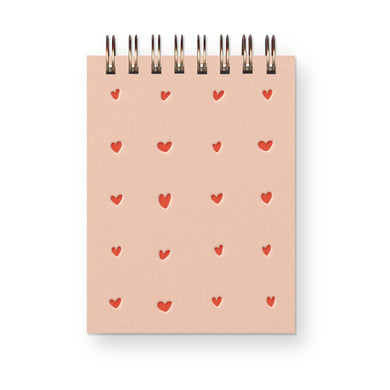 Tiny Heart Spiral Pocket Notebook