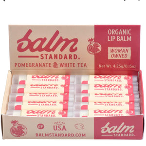 Balm Standard POMEGRANATE WHITE TEA Lip Balm
