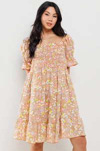 'In The Garden' floral dress