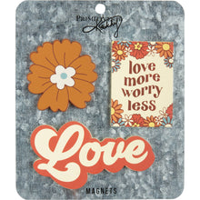 Love More Worry Less Magnet Set