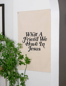 What a Friend in Jesus Tapestry/Banner