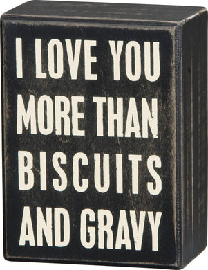 Box Sign - Biscuits